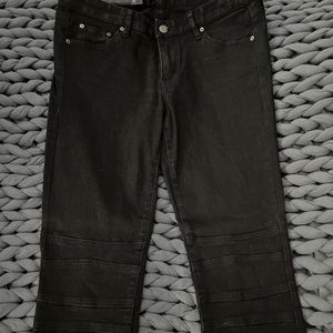 Armani Exchange Black Moto Super Skinny Women’s Jeans size 27 - NEW without TAGS